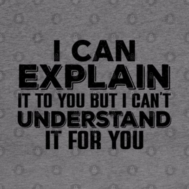 I Can Explain It To You , But I Can’t Understand It For You by justin moore